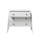 Commode 3 Tiroirs Linea Blanc