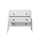 Commode 3 Tiroirs Linea Blanc